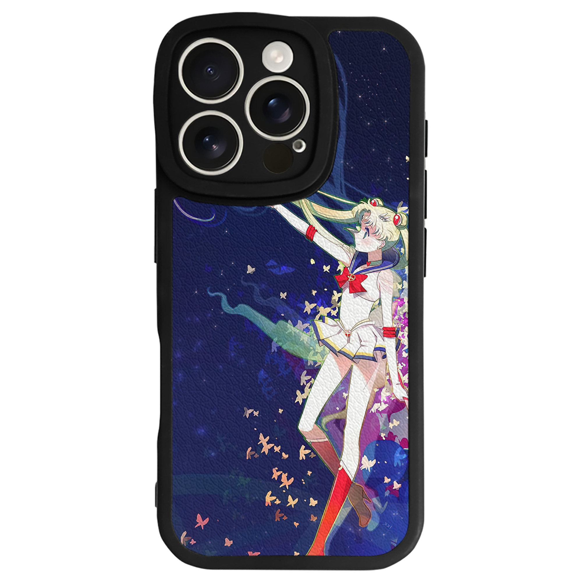 （画像用） 美少女戦士セーラームーン Sailor Moon 【iPhone 16シリーズ対応】シリコンスマホケース（レザー調） 材質：シリコン